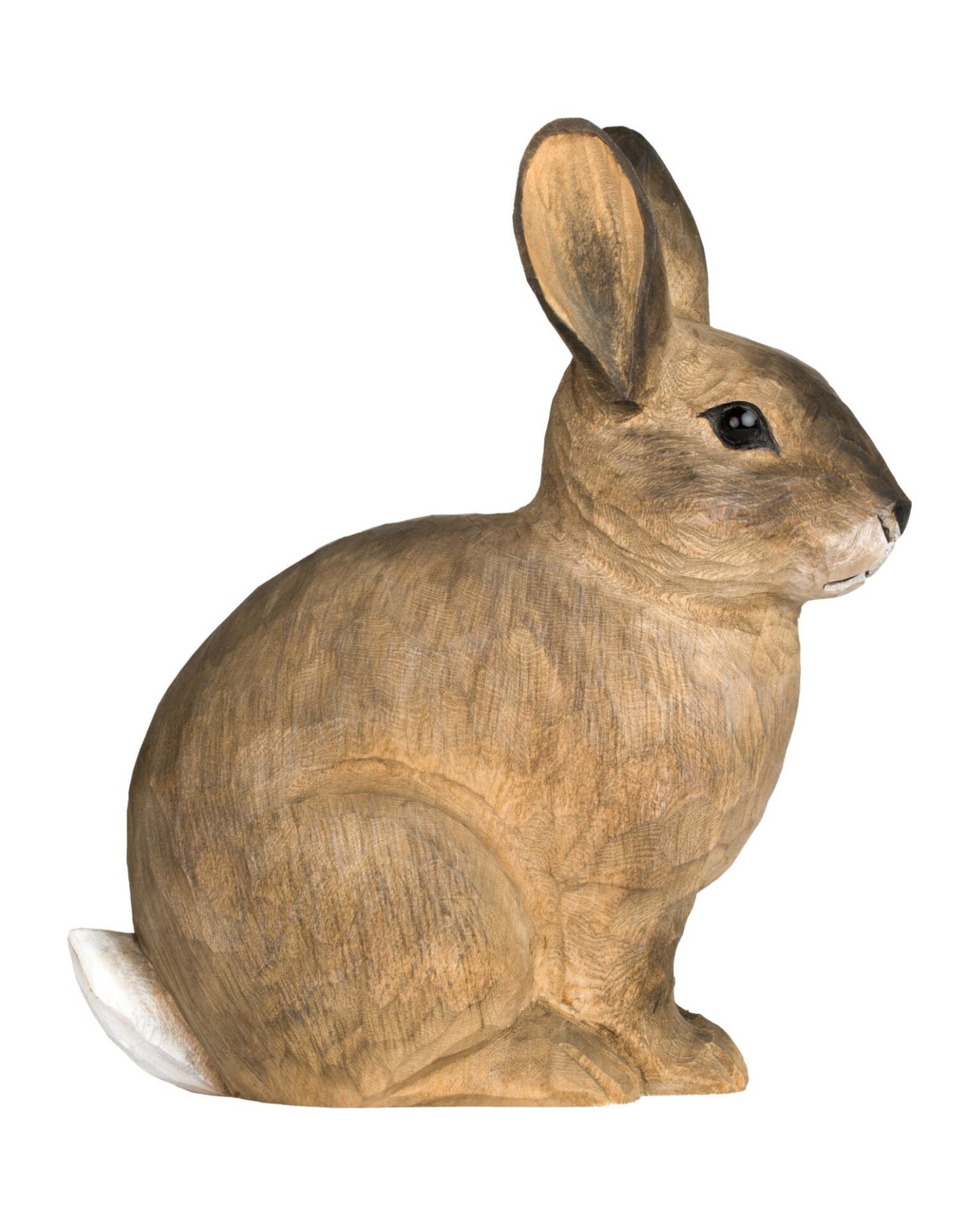 Hare – håndlaget tredyr fra Snekkerbua, designet med detaljer som speiler den norske naturens skjønnhet. En flott dekorasjon for dyrelskere eller som en unik gave.