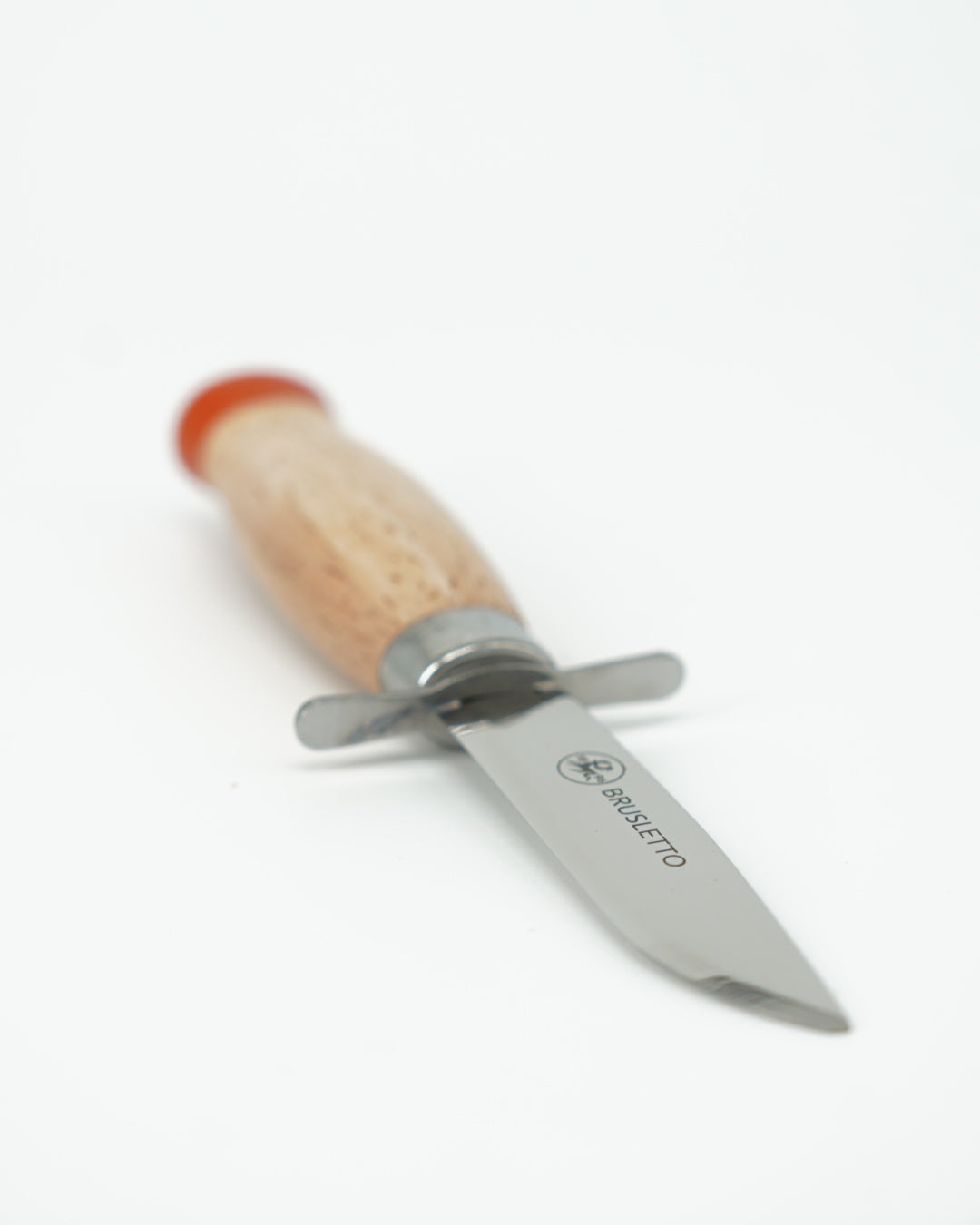 Barnekniv med butt tupp fra Brusletto – en sikker og solid kniv designet for barn som vil lære å håndtere kniv trygt. Finnes hos Snekkerbua.