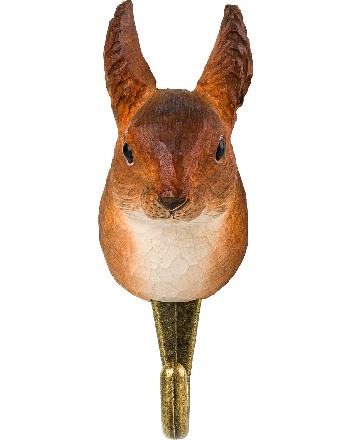 Ekorn-krok i tre, dekorativ og funksjonell veggkrok formet som et ekorn. Perfekt til oppheng av jakker, nøkler, håndklær eller barneklær, og passer like godt i gang, barnerom eller på hytta. En sjarmerende og praktisk interiørdetalj i naturmaterialer, tilgjengelig hos Snekkerbua.