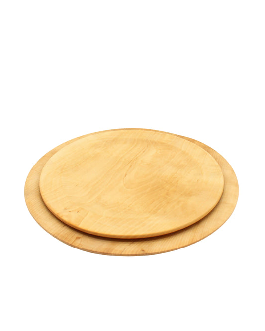 Tretallerken i dreid heltre bjørk, oljet og norskprodusert