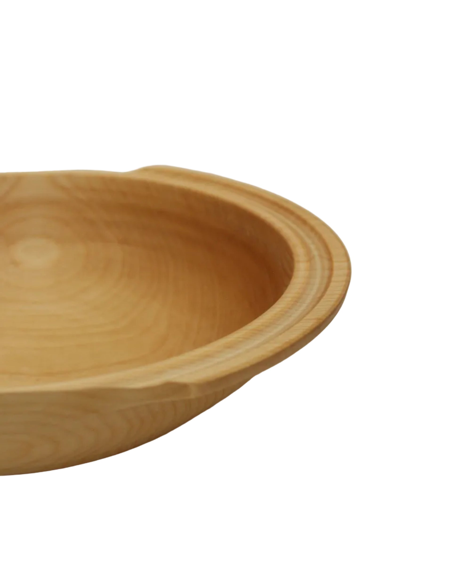 Vanger i heltre bjørk, brukt som dekorative og solide håndtak på hånddreide treboller. Utført i norsk tre med naturlig og tidløst uttrykk, som kombinerer funksjonelt design med tradisjonelt håndverk.
